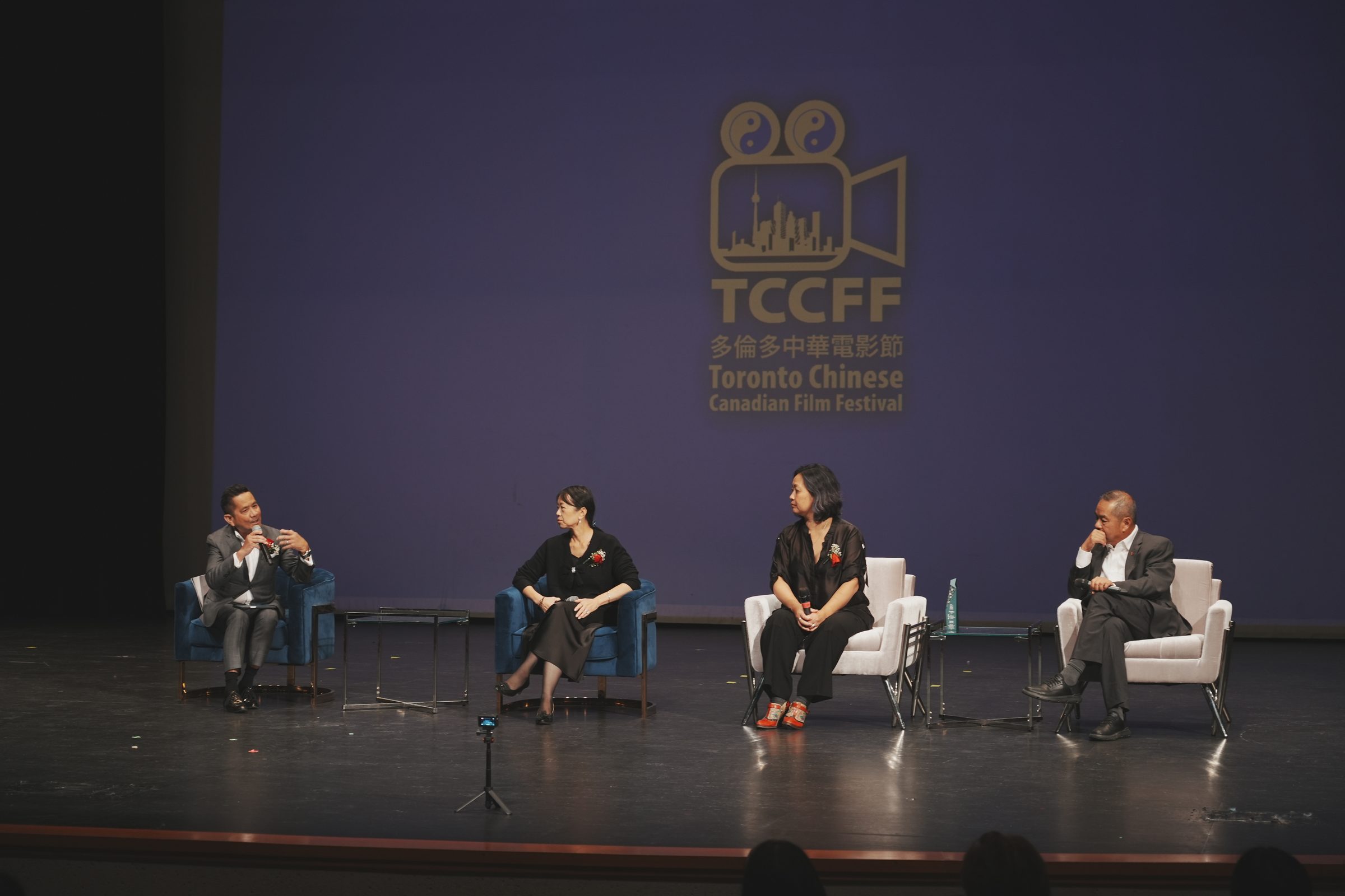 Guests and press at the Toronto Chinese Canadian Film Festival