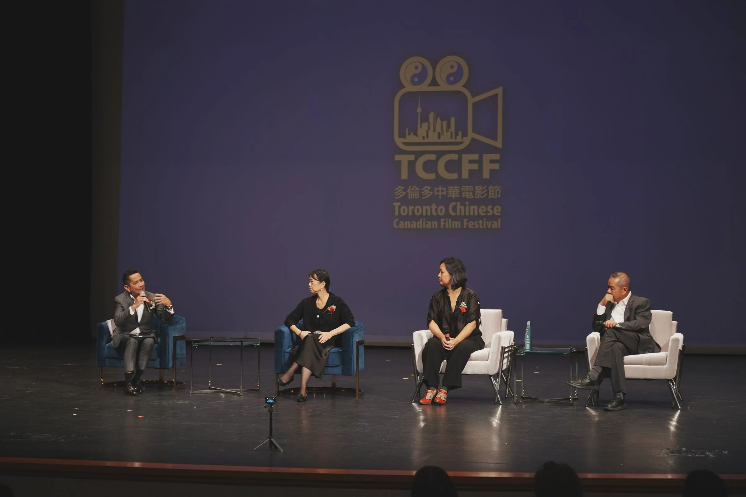Guests and press at the Toronto Chinese Canadian Film Festival